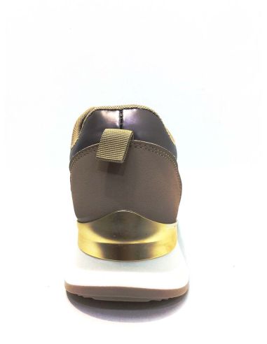 Deportivas mujer vestir color Bronze