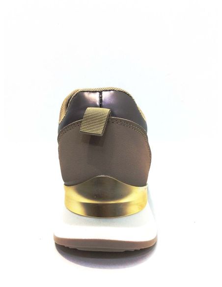 Deportivas mujer vestir color Bronze