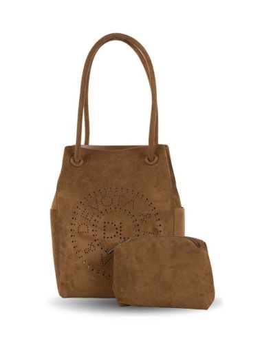 Bolso Saco Shopper Devota&Lomba Smooth en Camel