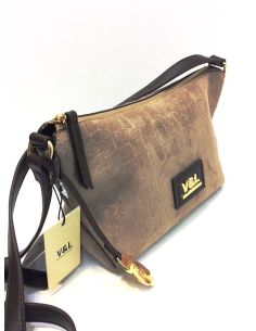 Bolso bandolera para mujer de V&L sauce color Bison 2