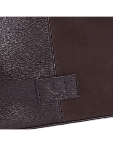 Bolso de mano y bandolera Amichi Sara Marron