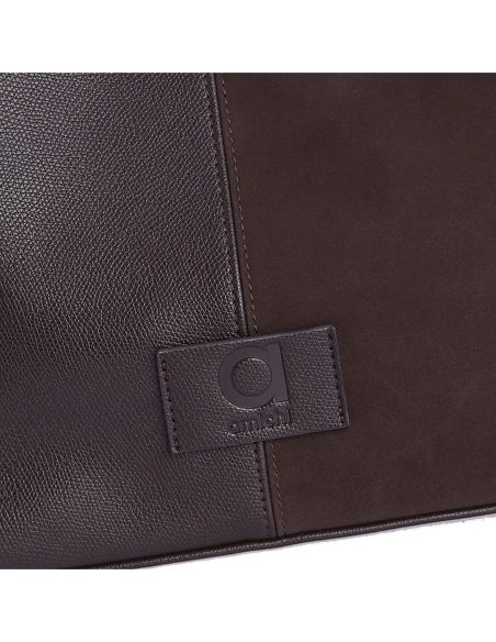 Bolso de mano y bandolera Amichi Sara Marron