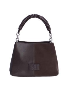 Bolso de mano y bandolera Amichi Sara Marron