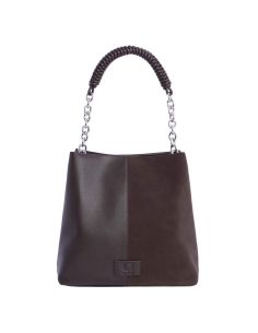 Bolso de hombro Amichi Elsa en Marron