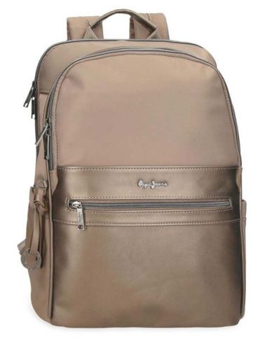 Mochila Porta Ordenador Pepe Jeans Ruby en Taupe