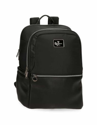 Mochila Porta Ordenador Pepe Jeans Chistine en Negro