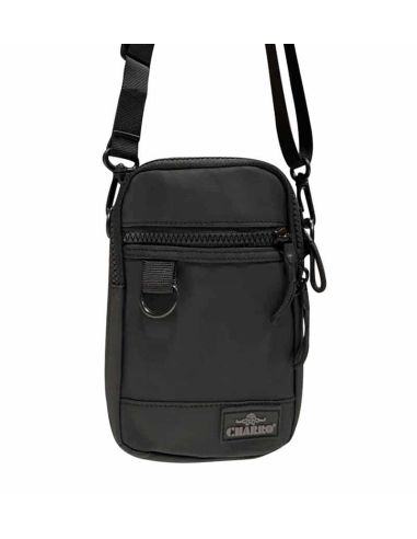 Mini Bolso nylon pequeño Negro Charro Hombre