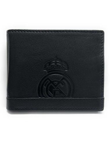 Cartera Americana del Real Madrid Estadio en Piel Negro