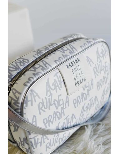 Bolso bandolera Agatha Ruiz de la Prada Print Plata