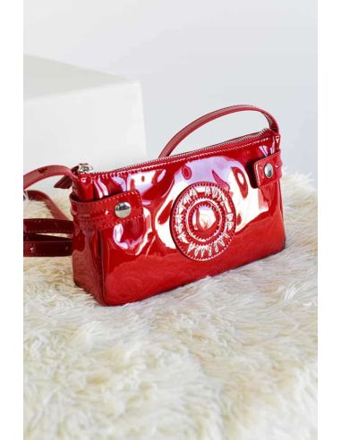 Bolso bandolera Agatha Ruiz de la Prada Charol Rojo