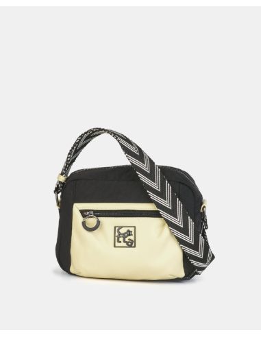 Bolso bandolera Caminatta Twist Negro