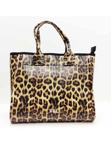 Bolso Shopper V&L animal Print Fay leo