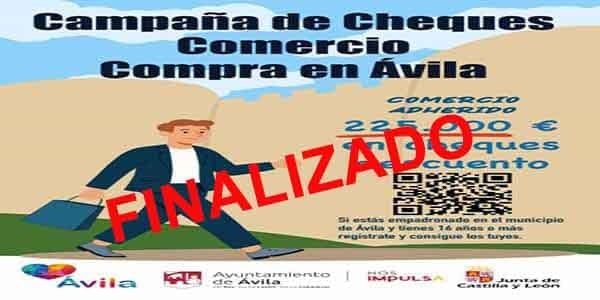 Cheques Comercio, Compra en Ávila 2026